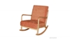 Picture of PUDDLE Rocking Chair with Stool (Orange)