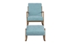 Picture of PUDDLE Rocking Chair with Stool (Blue)