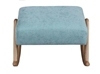 Picture of PUDDLE Rocking Chair with Stool (Blue)