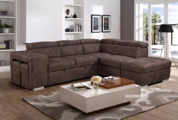 Picture of ARIA Sectional Sofa Bed with Storage & 2 Ottomans