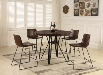 Picture of ANTALYA 5PC Counter Height Round Dining Table Set