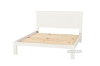 Picture of METRO Solid Pine Wood Eastern Bed Frame in Twin/Double/Queen/King Size (White)