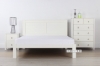 Picture of METRO Solid Pine Wood Eastern Bed Frame in Twin/Double/Queen/Eastern King Size (White)
