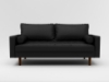 Picture of FAVERSHAM 3+2 Sofa Range (Black PU) - 2 Seaters (Loveseat)