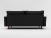 Picture of FAVERSHAM 3+2 Sofa Range (Black PU) - 2 Seaters (Loveseat)