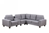 Picture of CLEAVON  Sectional Sofa * grey & black