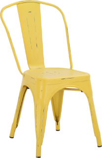 Picture of TOLIX Replica Dining Chair - Yellow
