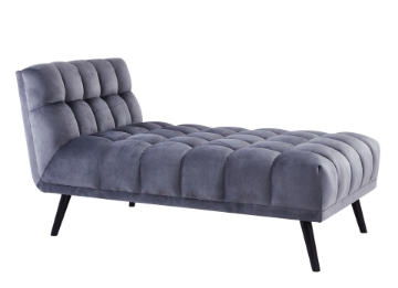 Picture of WINTERTON CHAISE LOUNGER *GREY VELVET