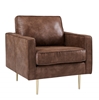 Picture of SCOTT LOUNGE CHAIR *BROWN FABRIC