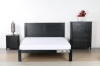 Picture of METRO Solid Pine Wood Eastern Bed Frame in Double Size (Black) 