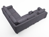 Picture of CLEAVON  Sectional Sofa * grey & black