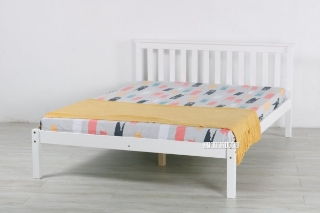 Picture of SNOW WHITE Solid Pine Bed (Single/ /Double/ Queen) - Queen