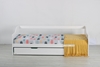 Picture of SUPER NATURAL Solid Pine Trundle Bed (White)