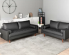 Picture of FAVERSHAM 3+2 Sofa Range (Black PU) - 2 Seaters (Loveseat)