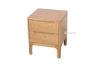 Picture of HELSINKI Solid Oak Wood 2-Drawer Bedside Table