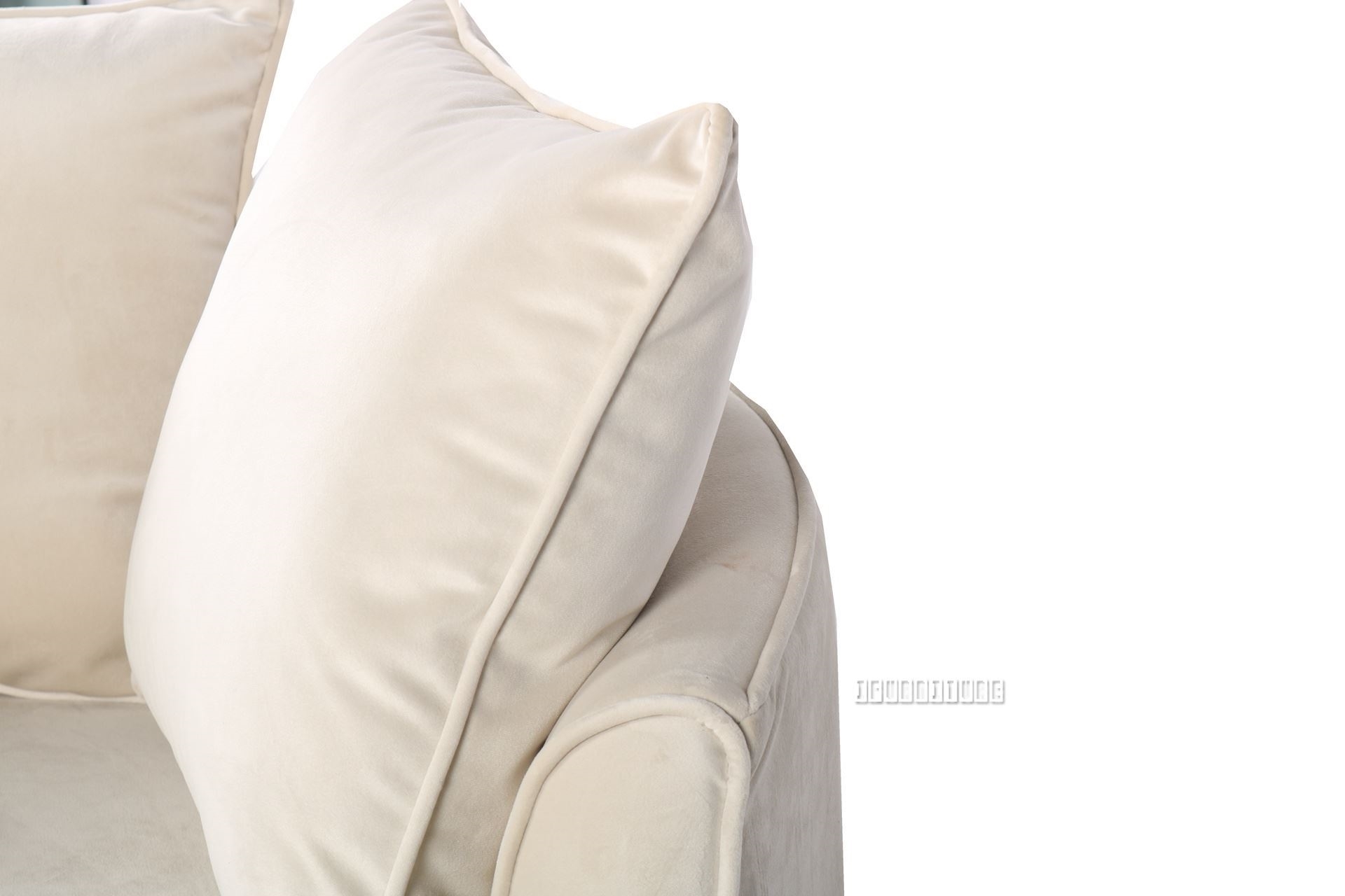 LYDIA NEST CHAIR/ SOFA IN BEIGE VELVET FABRICiFurnitureThe largest