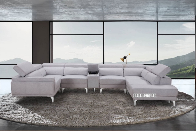 Picture of HAMILTON Sectional Modular Sofa (Light Grey)