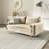 Picture of MARYJANET Velvet Sofa Range (Beige) - Final sale