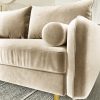 Picture of MARYJANET Velvet Sofa Range (Beige) - Final sale