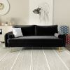 Picture of MARYJANET Velvet Sofa Range (Black) - Final sale
