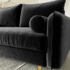 Picture of MARYJANET Velvet Sofa Range (Black) - Final sale