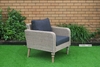 Picture of OASIS SOLID ACACIA 4PC WICKER COFFEE TABLE & SOFAS *ALUMINIUM FRAME