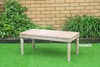 Picture of OASIS SOLID ACACIA 4PC WICKER COFFEE TABLE & SOFAS *ALUMINIUM FRAME