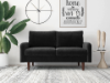 Picture of KAISON Sofa Range (Black) - Loveseat + Sofa Set