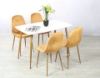 Picture of OSLO 5PC Dining Set (Yellow Velvet)