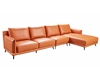 Picture of CATANIA Corner Sofa With Chaise (Genuine Leather)- Right