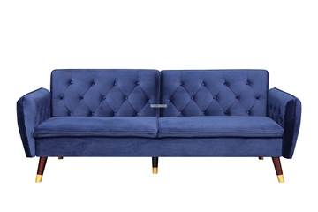 Picture of ARTHUR 3 Seater Sofa Bed (Blue Velvet)