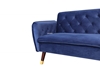 Picture of ARTHUR 3 Seater Sofa Bed (Blue Velvet)