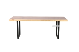 Picture of TASMAN Solid NZ Pine Dining Table (Live Edge) - 79" Long