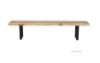 Picture of TASMAN Solid NZ Pine Wood Bench 63"/71"/79"/87"/95" (Live Edge)