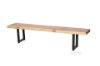 Picture of TASMAN Solid NZ Pine Wood Bench 63"/71"/79"/87"/95" (Live Edge)