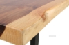 Picture of TASMAN Solid NZ Pine Wood Bench 63"/71"/79"/87"/95" (Live Edge)