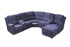 Picture of ALTO SECTIONAL MODULAR RECLINING SOFA WITH CHAISE * CUP HOLDERS AND STORAGE