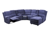Picture of ALTO SECTIONAL MODULAR RECLINING SOFA WITH CHAISE * CUP HOLDERS AND STORAGE