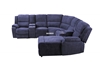 Picture of ALTO SECTIONAL MODULAR RECLINING SOFA WITH CHAISE * CUP HOLDERS AND STORAGE