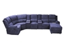 Picture of ALTO SECTIONAL MODULAR RECLINING SOFA WITH CHAISE * CUP HOLDERS AND STORAGE