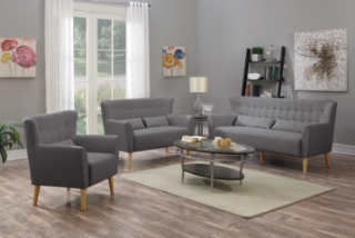 Picture of TIFFINY 1+2+3 Sofa Range (Grey)- 3 + 2 + 1 Combo