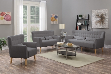 Picture of TIFFINY Fabric Sofa Range (Grey)
