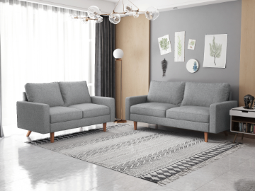 Picture of MAC Fabric 3+2 Sofa Range (Light Gray)