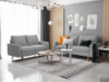 Picture of MAC 3+2 Fabric Sofa Range (Light Gray) - 3+2 Set