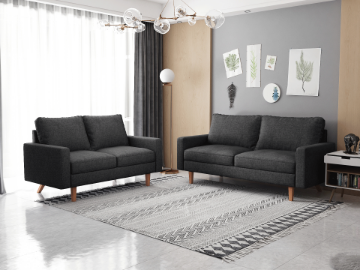 Picture of MAC Fabric 3+2 Sofa Range (Dark Gray) - 3+2 Set