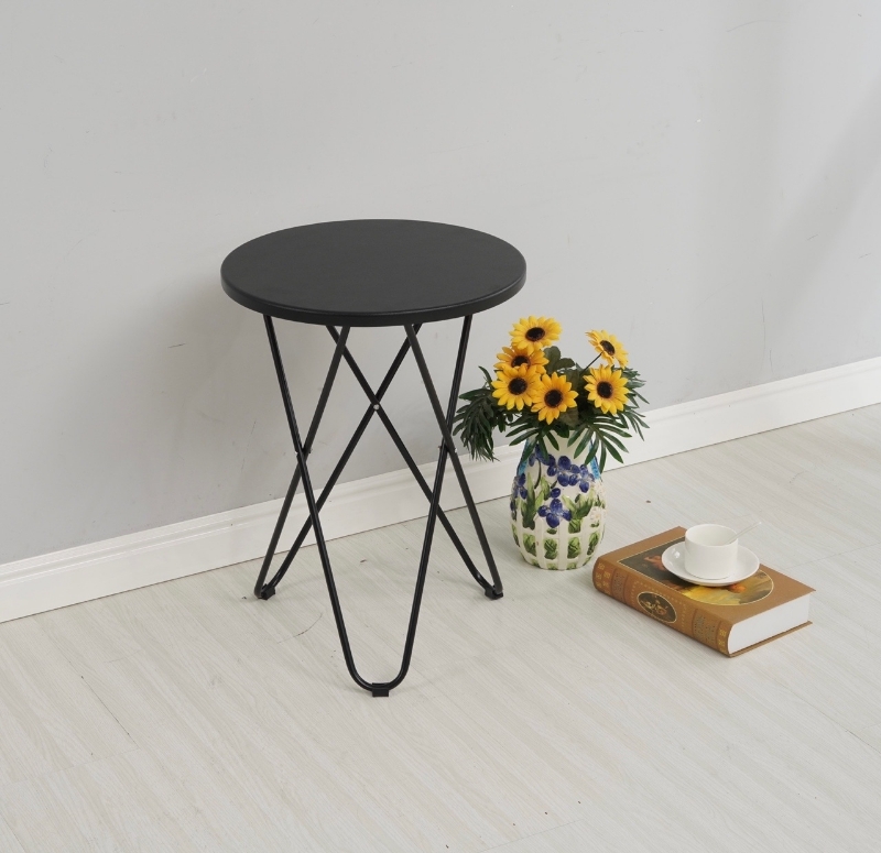 Picture of LILO Side Table * 4 Colors Available - Black top + Black base