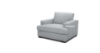 Picture of GOODWIN Feather-Filled Sofa Range| Dust, Water & Oil Resistant (Light Grey) - 1.5 Seater (Armchair)