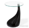 Picture of JUPITER Fiber Glass Side Table in Black and White Color