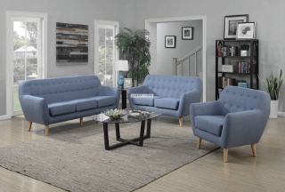 Picture of CILLA 1+2+3 Sofa Range (Blue) - 3 + 2 + 1 Combo