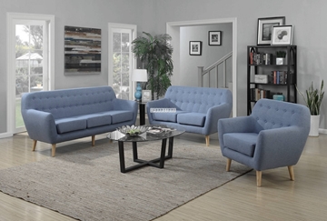Picture of CILLA 1+2+3 Sofa Range (Blue)